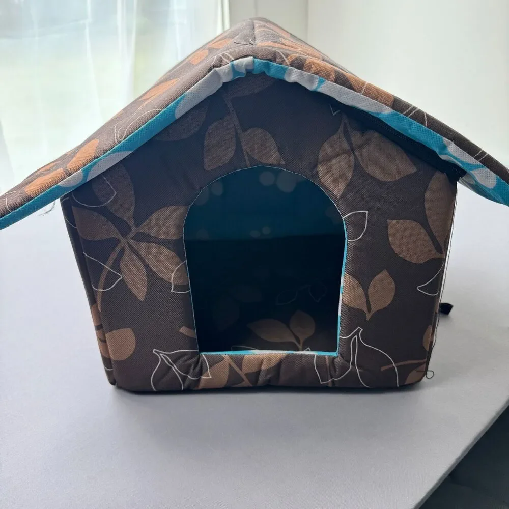 New Foldable Pet House Lightweight Small Dog/Cat Bed 12